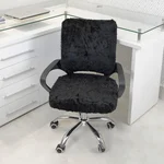 D. Vieira Têxtil & Decor Office Chair Slipcover Cover Computer Desk Chair Pink (Black)