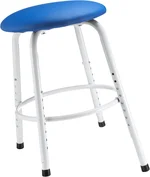 Adjustable Pottery Stool - 16 Inch Low Round Pottery Stool Chair with Soft Seat Cushion for Adults Artistic Ergonomics Requirements, No Assembly Required